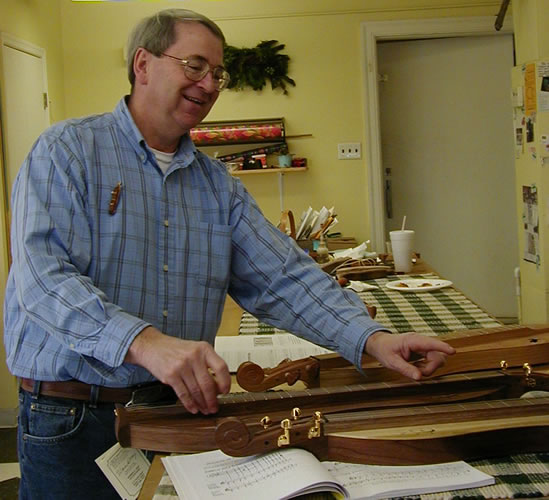 Warren May -- dulcimer maker